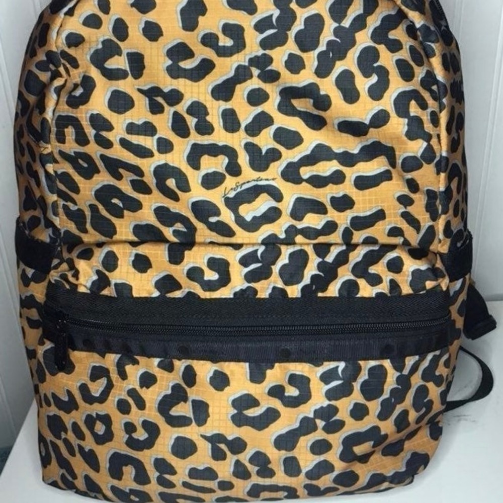 Lesportsac cheetah backpack